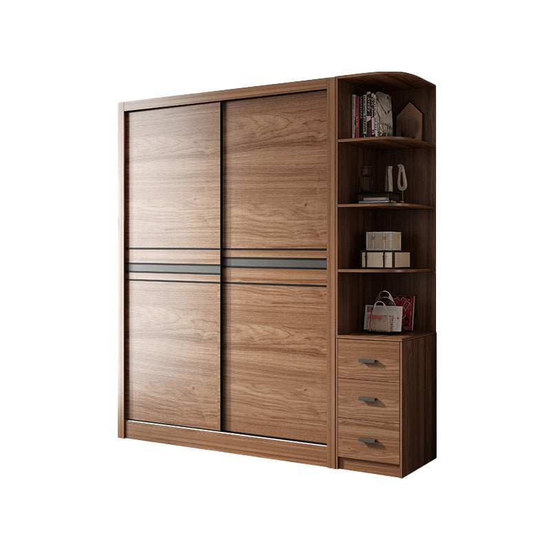 Armoire de rangement en bois de chambre