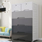 Contemporary Bedroom Wardrobe Plastic Drawers Storage Armoire Clearhalo 'Armoires & Wardrobes' 'armoires_wardrobes' 'Bedroom Furniture' 'furn' 'furn_armoires_wardrobes' 'Furniture' 7711768