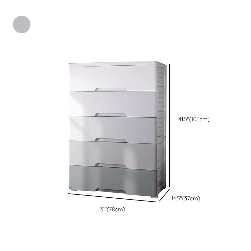 Contemporary Bedroom Wardrobe Plastic Drawers Storage Armoire Clearhalo 'Armoires & Wardrobes' 'armoires_wardrobes' 'Bedroom Furniture' 'furn' 'furn_armoires_wardrobes' 'Furniture' 7711797