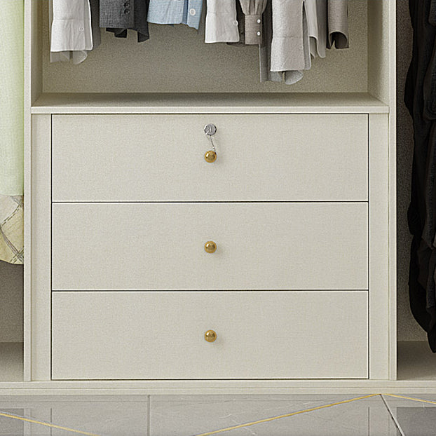 Engineered Wood Wardrobe Cabinet Modern Wardrobe Closet with Shelves for Home Clearhalo 'Armoires & Wardrobes' 'armoires_wardrobes' 'Bedroom Furniture' 'furn' 'furn_armoires_wardrobes' 'Furniture' 7711843