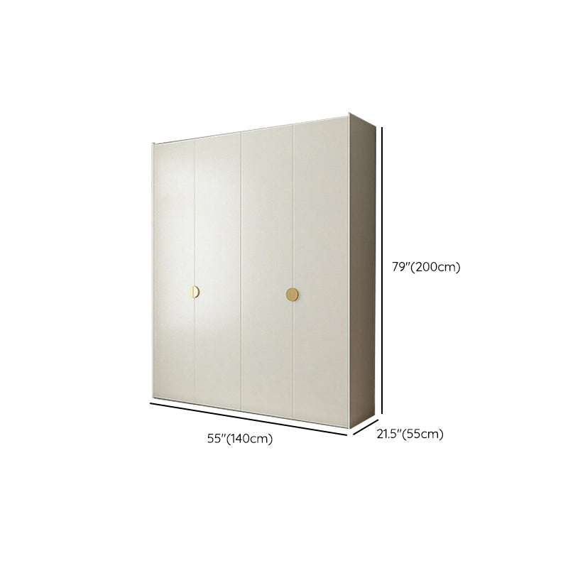 Engineered Wood Wardrobe Cabinet Modern Wardrobe Closet with Shelves for Home Clearhalo 'Armoires & Wardrobes' 'armoires_wardrobes' 'Bedroom Furniture' 'furn' 'furn_armoires_wardrobes' 'Furniture' 7711845