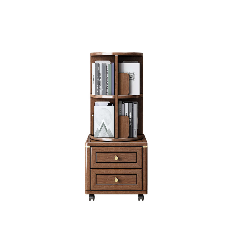 Minimalistic Wooden Accent Chest Living Room Chest with Shelves in Dark Brone 1 Piece 3 Clearhalo 'Cabinets & Chests' 'cabinets_chests' 'furn' 'furn_cabinets_chests' 'Furniture' 'Living Room Furniture' 7713348