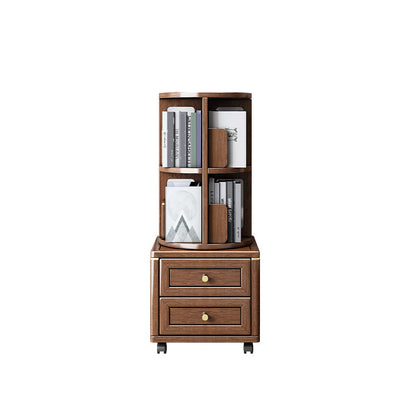 Minimalistic Wooden Accent Chest Living Room Chest with Shelves in Dark Brone 1 Piece 3 Clearhalo 'Cabinets & Chests' 'cabinets_chests' 'furn' 'furn_cabinets_chests' 'Furniture' 'Living Room Furniture' 7713348
