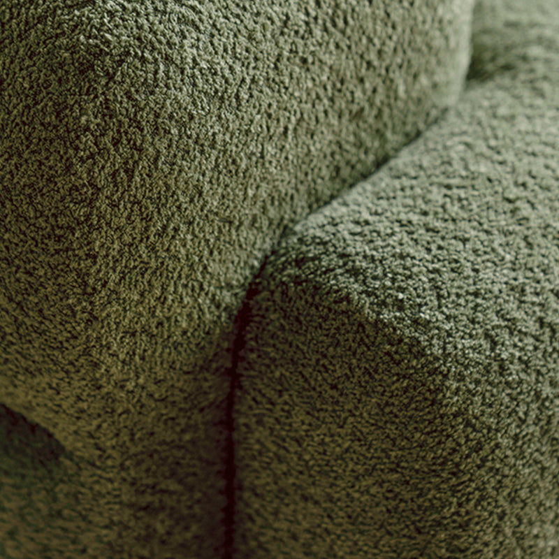 リビングルーム用のタイトなシートフォームソリッドカラー木製埋め込み式アームソファ