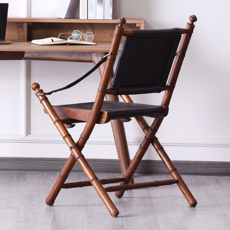 Scandinavian Ergonimic Recliner with Solid Wood Legs Genuine Leather Black Clearhalo 'Chairs & Seating' 'furn' 'furn_recliners' 'Furniture' 'Living Room Furniture' 'Recliners' 7713838