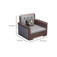 Modern Solid Wood Faux Leather Square Arm Sofa with Tufted Back Clearhalo 'furn' 'furn_sofas' 'Furniture' 'Living Room Furniture' 'Sofa' 'sofas' 7713901