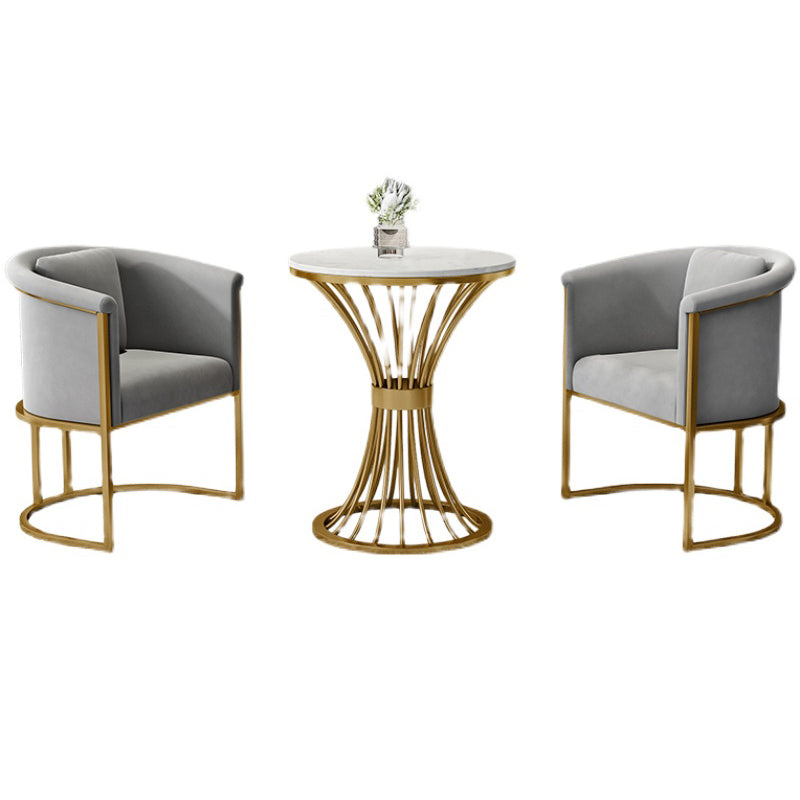 Scandinavian Velvet Pillow Back Sofa for Living Room with Tuxedo Arm Clearhalo 'furn' 'furn_sofas' 'Furniture' 'Living Room Furniture' 'Sofa' 'sofas' 7713916