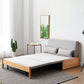 31.5" W Solid Wood Removable Sleeper Sofa Scandinavian Sofa Bed Clearhalo 'furn' 'furn_futons' 'Furniture' 'Futons & Daybeds' 'Futons' 'Living Room Furniture' 7713962