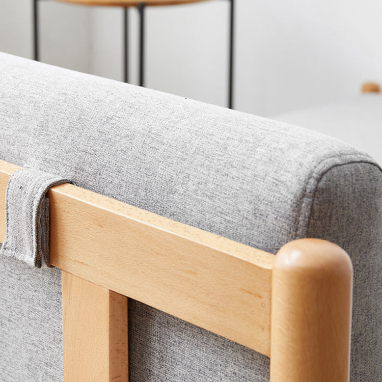 31.5" W Solid Wood Removable Sleeper Sofa Scandinavian Sofa Bed Clearhalo 'furn' 'furn_futons' 'Furniture' 'Futons & Daybeds' 'Futons' 'Living Room Furniture' 7713970