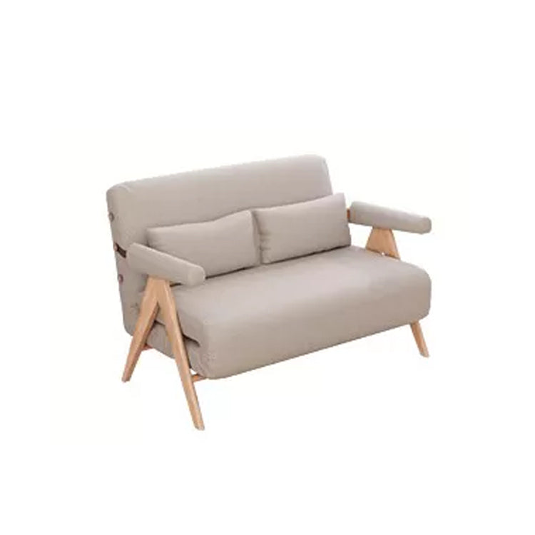 Almohada de sofá de madera sólida de país francés incluye cama de sofá incluida