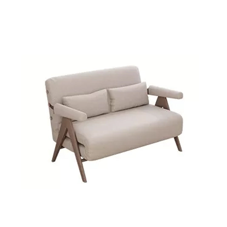 Almohada de sofá de madera sólida de país francés incluye cama de sofá incluida