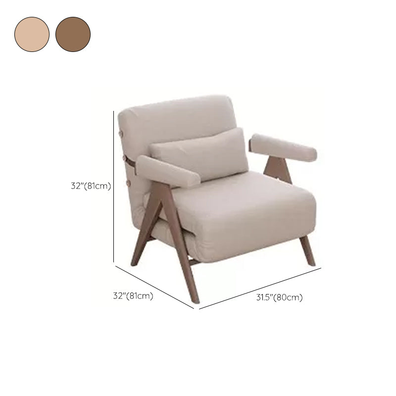 Almohada de sofá de madera sólida de país francés incluye cama de sofá incluida