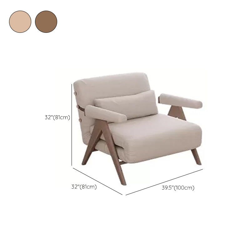 Almohada de sofá de madera sólida de país francés incluye cama de sofá incluida