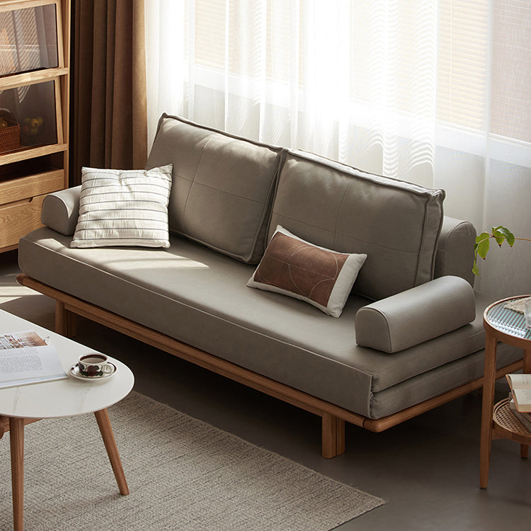 クイーンサイズのスリーパーソファ布張り布団ソファベッドフェイクレザーソファベッド