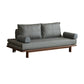 Queen-Size Sleeper Sofa Polster Futon Sofa Bett Kunstleder Sofa Bett