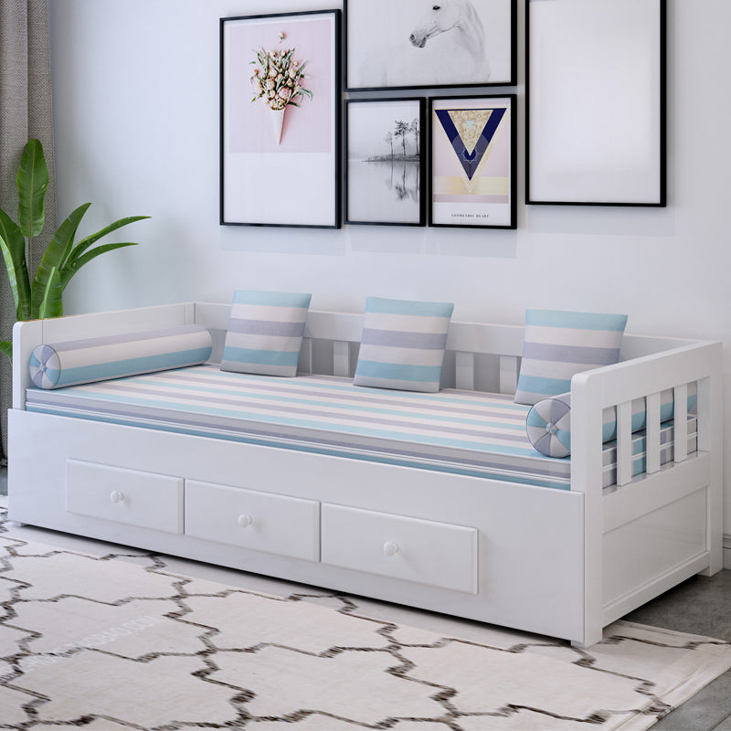 Divano materasso staccabile scandinavo divano letto in legno massiccio