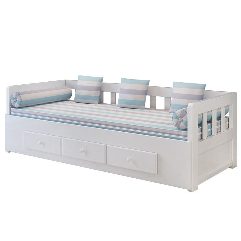 Divano materasso staccabile scandinavo divano letto in legno massiccio