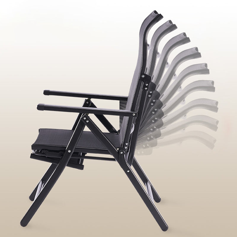 Modern Metal Single Ergonimic Recliner with Pillow Adjustable Solid Color Clearhalo 'Chairs & Seating' 'furn' 'furn_recliners' 'Furniture' 'Living Room Furniture' 'Recliners' 7715360