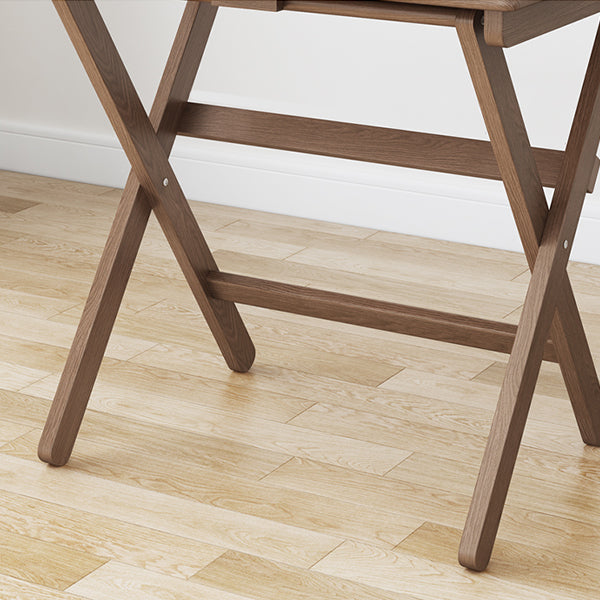 1/2ピースのダイニングルームの椅子とテーブルセットは、無地の木材、無垢材