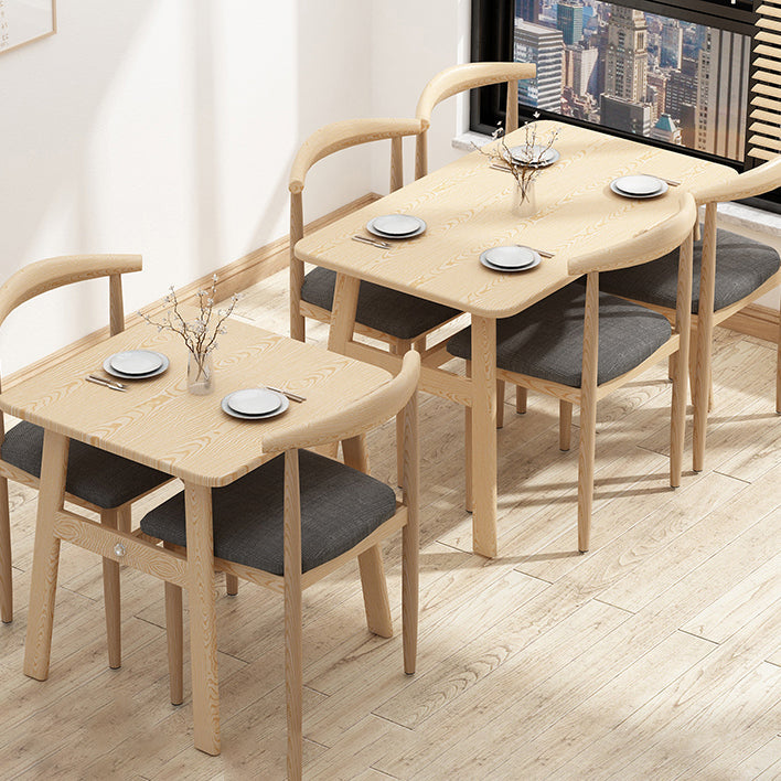 Square Dining Table Modern Plastic Tabletop with Metal Trestle Base Clearhalo 'Dining Tables & Seating' 'Dining Tables' 'dining_table' 'furn' 'furn_dining_table' 'Furniture' 'Kitchen & Dining Furniture' 7717332