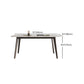 Rectangular Dining Table Modern Stone Tabletop with Solid Wood Legs Clearhalo 'Dining Tables & Seating' 'Dining Tables' 'dining_table' 'furn' 'furn_dining_table' 'Furniture' 'Kitchen & Dining Furniture' 7717530
