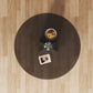 Modern Round Dining Table Glass Tabletop with Stainless Steel Pedestal Base