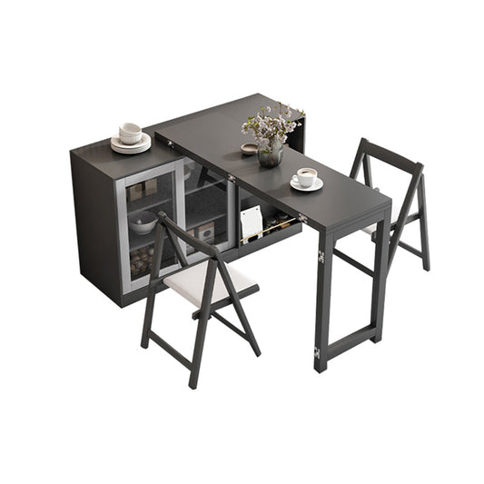 3/5/7 piezas Juego de comedor multidacial de madera moderna para uso en el hogar