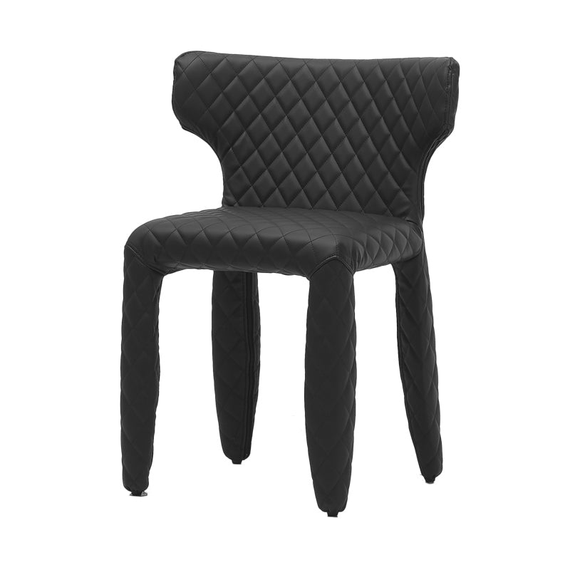 Hedendaagse stijl wingback gestoffeerde eetkamerstoel voor eetkamer