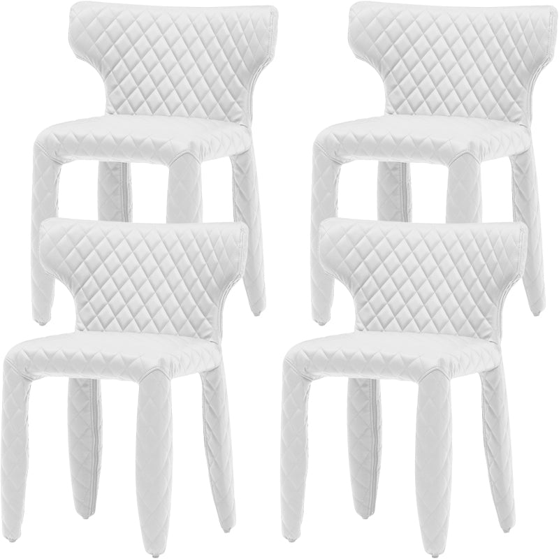 Hedendaagse stijl wingback gestoffeerde eetkamerstoel voor eetkamer