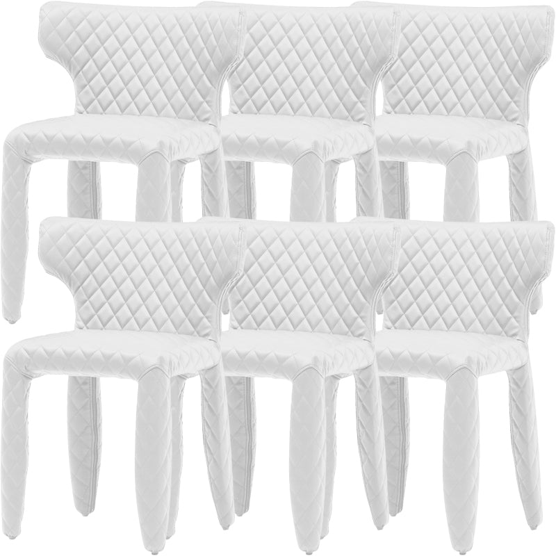 Hedendaagse stijl wingback gestoffeerde eetkamerstoel voor eetkamer