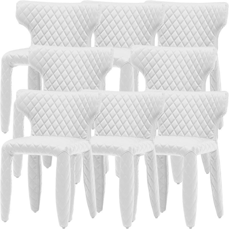 Hedendaagse stijl wingback gestoffeerde eetkamerstoel voor eetkamer