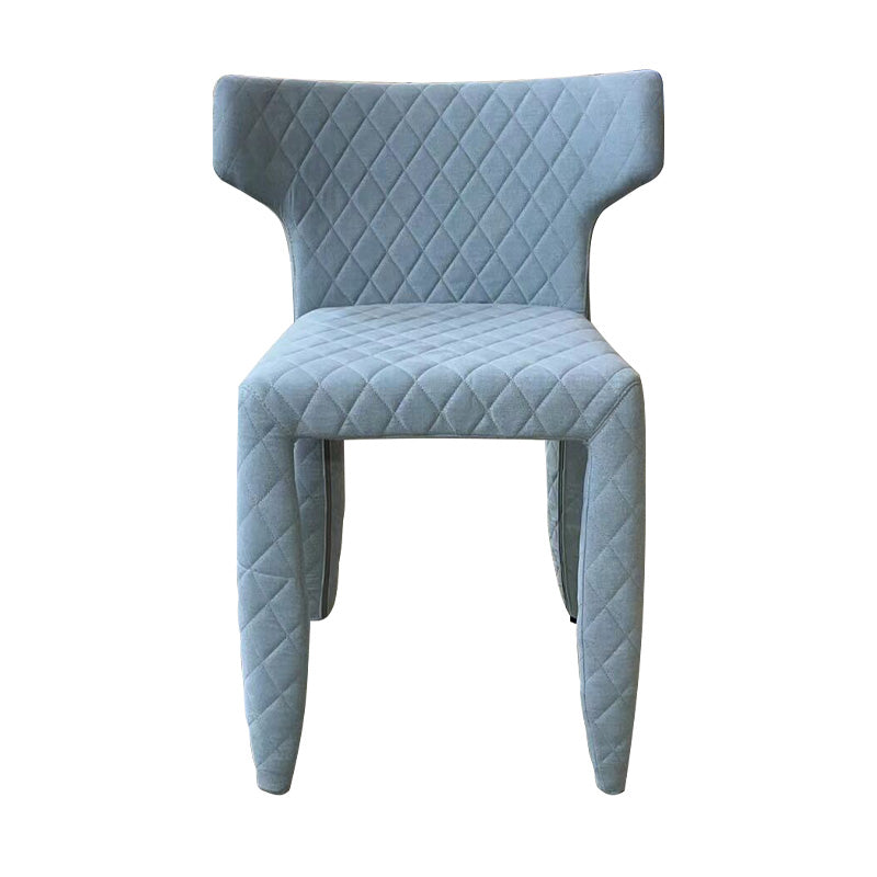 Hedendaagse stijl wingback gestoffeerde eetkamerstoel voor eetkamer