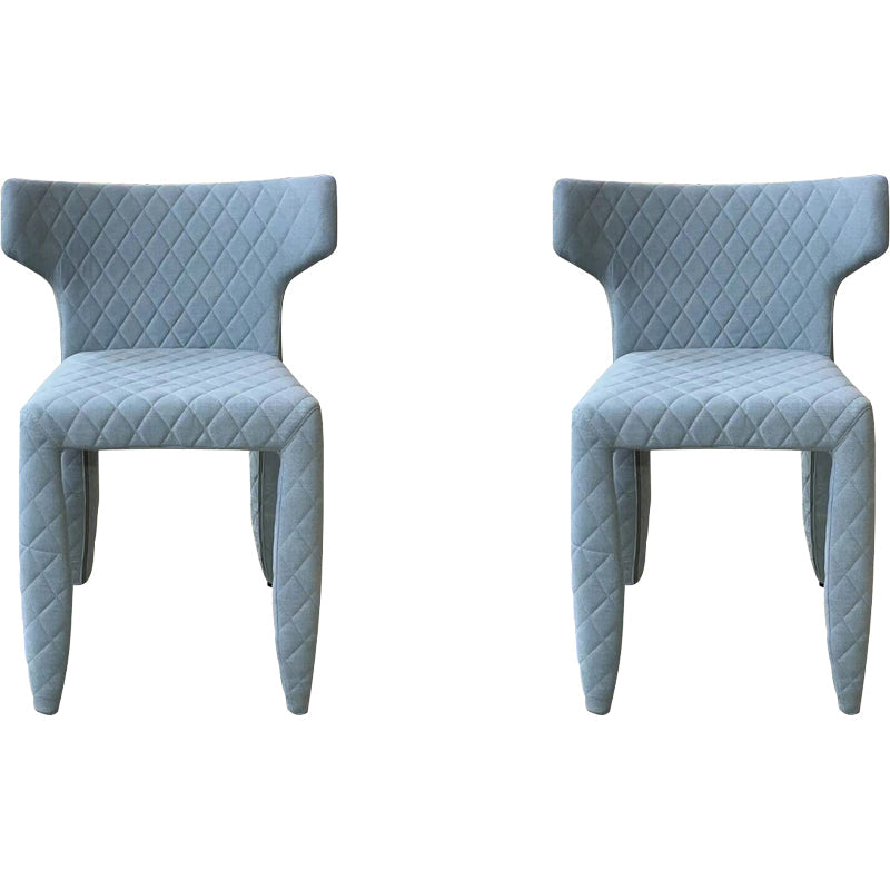 Hedendaagse stijl wingback gestoffeerde eetkamerstoel voor eetkamer