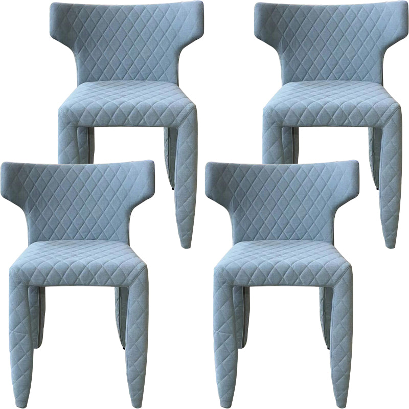 Hedendaagse stijl wingback gestoffeerde eetkamerstoel voor eetkamer