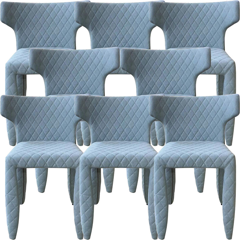 Hedendaagse stijl wingback gestoffeerde eetkamerstoel voor eetkamer