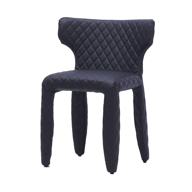 Hedendaagse stijl wingback gestoffeerde eetkamerstoel voor eetkamer