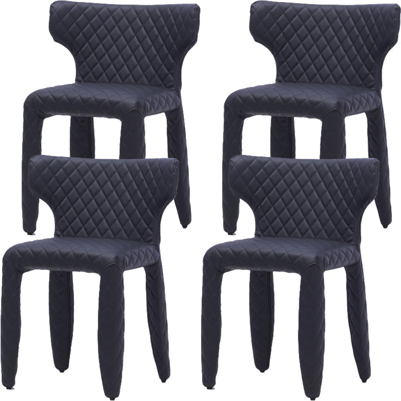 Hedendaagse stijl wingback gestoffeerde eetkamerstoel voor eetkamer