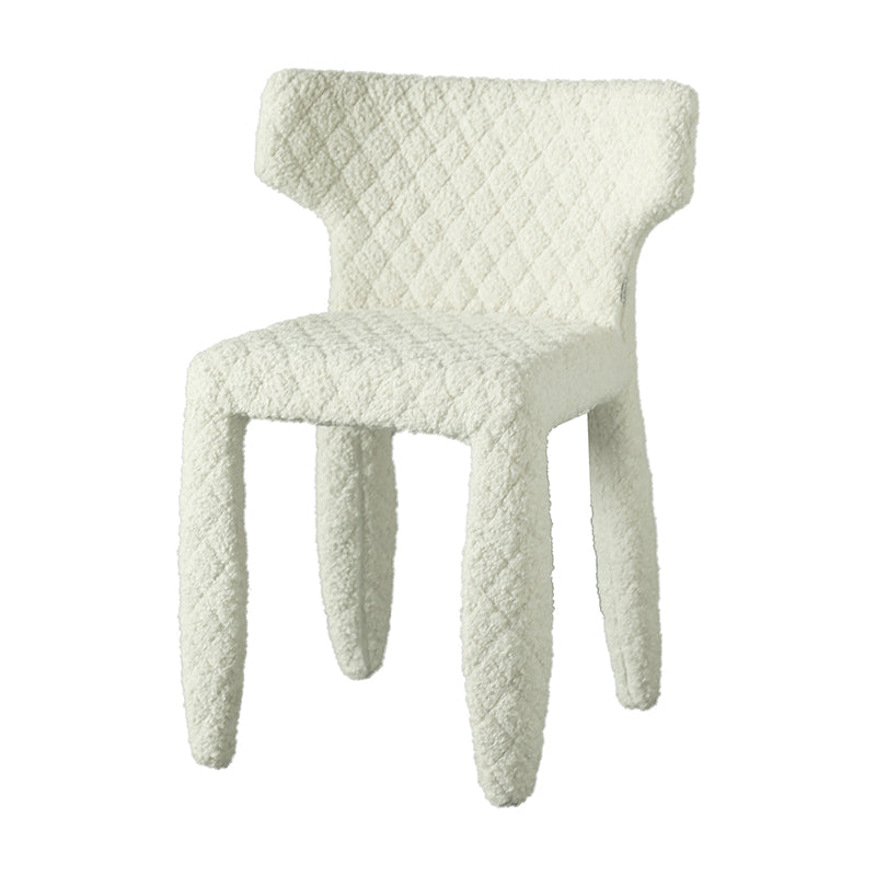 Hedendaagse stijl wingback gestoffeerde eetkamerstoel voor eetkamer