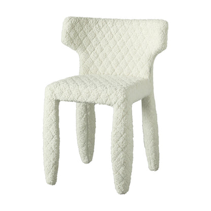 Hedendaagse stijl wingback gestoffeerde eetkamerstoel voor eetkamer