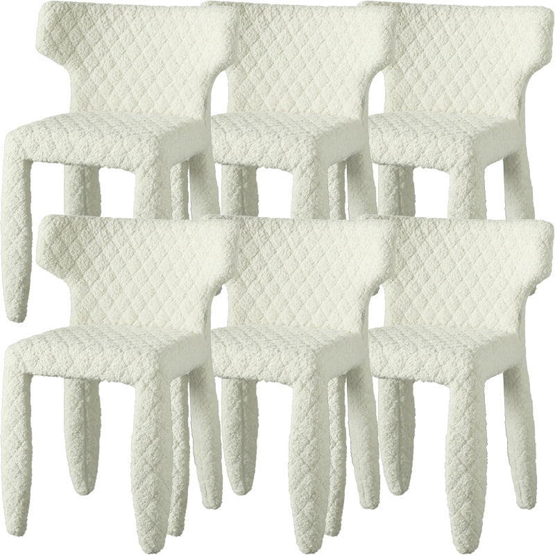 Hedendaagse stijl wingback gestoffeerde eetkamerstoel voor eetkamer