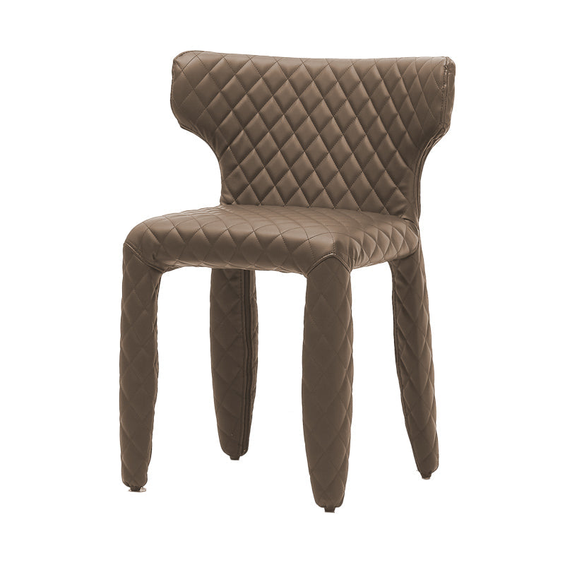 Hedendaagse stijl wingback gestoffeerde eetkamerstoel voor eetkamer