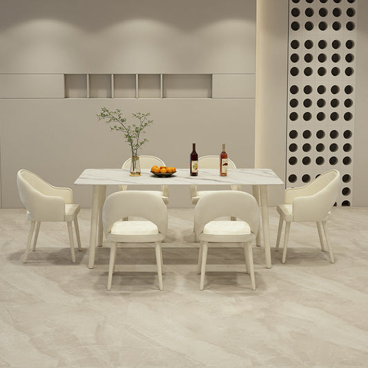 Zeitgenössischer Stil gepolsterte 4 Beine Esszimmer für Wohnzimmer