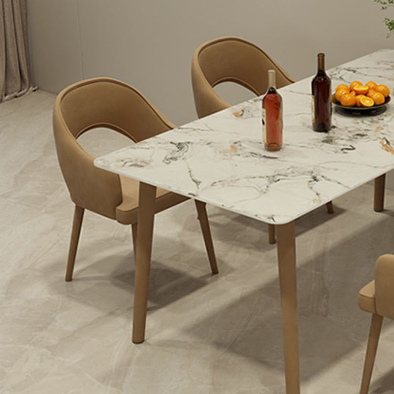 Zeitgenössischer Stil gepolsterte 4 Beine Esszimmer für Wohnzimmer