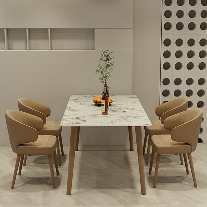 Zeitgenössischer Stil gepolsterte 4 Beine Esszimmer für Wohnzimmer