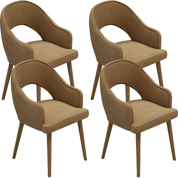 Zeitgenössischer Stil gepolsterte 4 Beine Esszimmer für Wohnzimmer