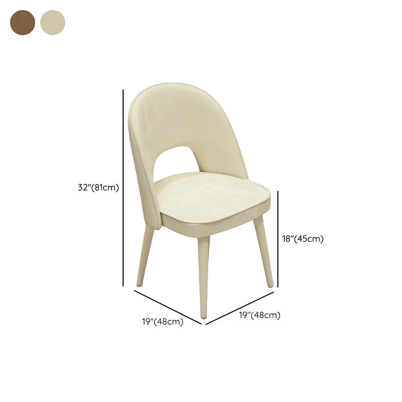 Zeitgenössischer Stil gepolsterte 4 Beine Esszimmer für Wohnzimmer