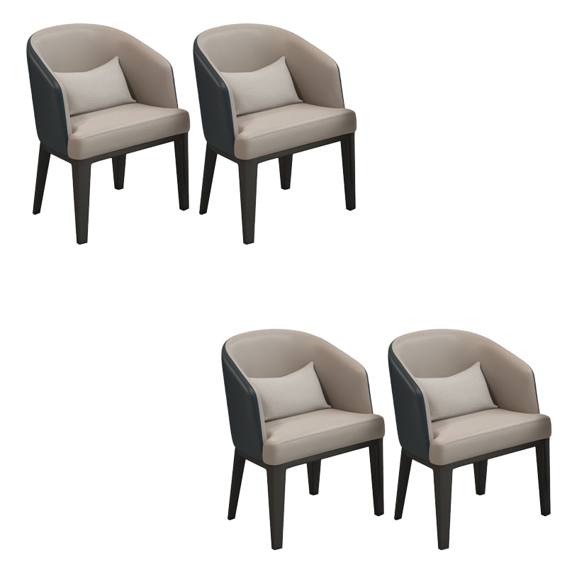 Sedia da pranzo a casa imbottita in stile moderno per sala da pranzo