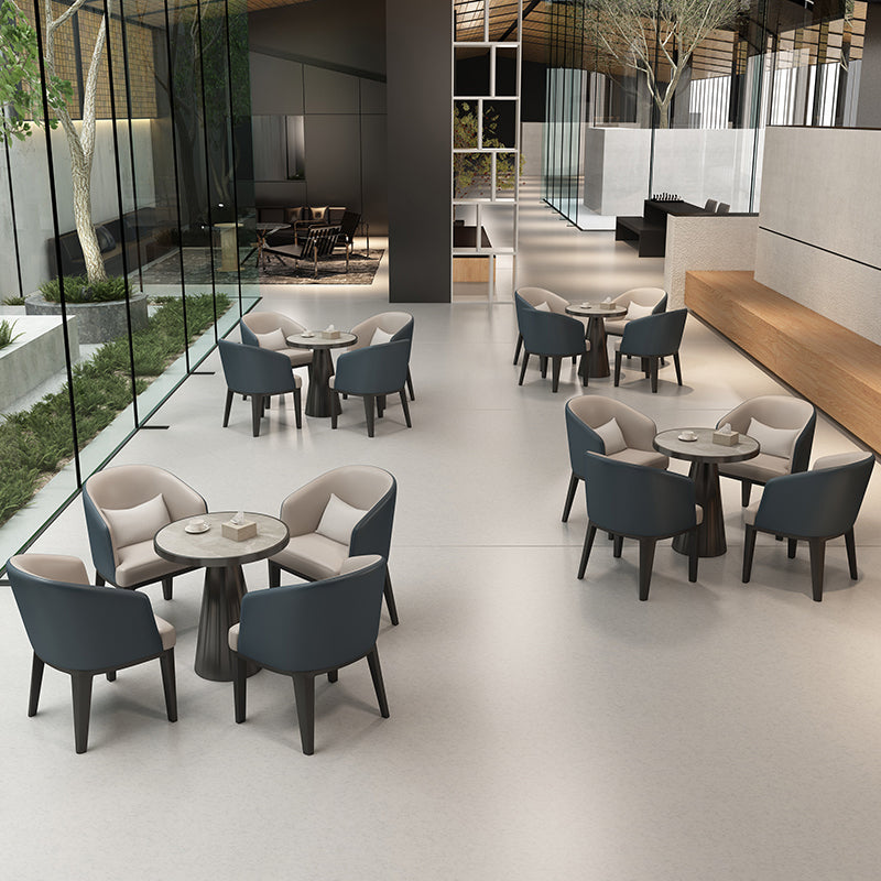 Sedia da pranzo a casa imbottita in stile moderno per sala da pranzo