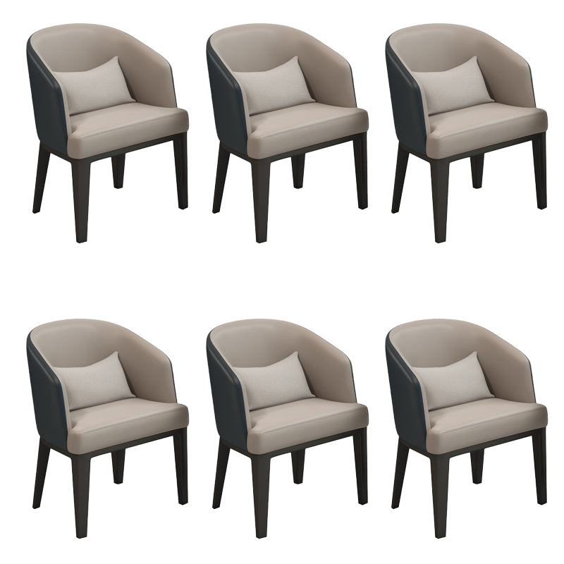 Sedia da pranzo a casa imbottita in stile moderno per sala da pranzo