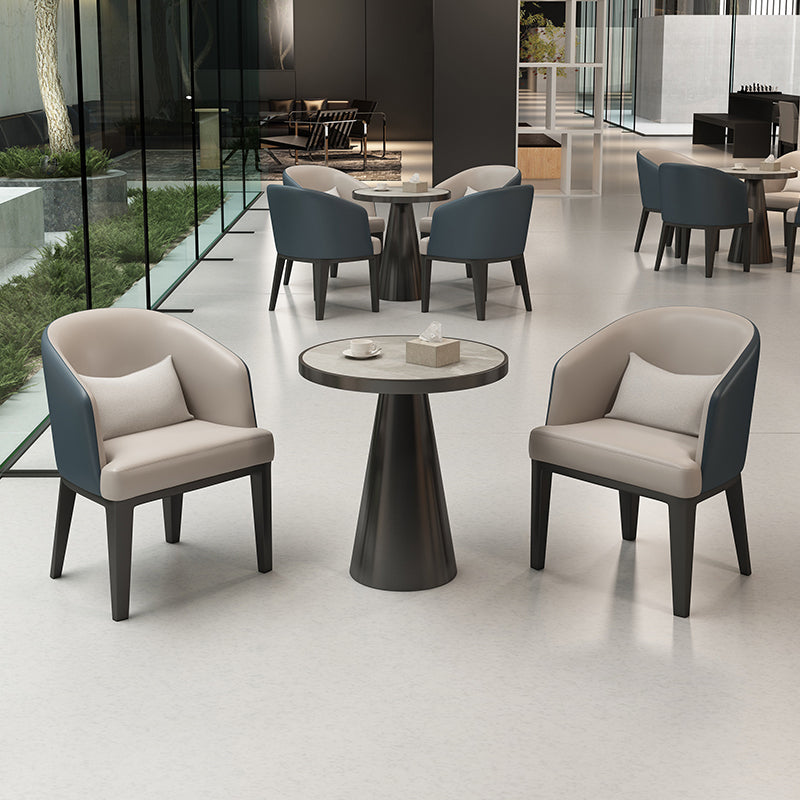 Sedia da pranzo a casa imbottita in stile moderno per sala da pranzo